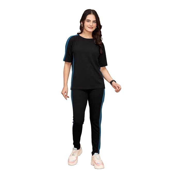 High Waist Stretchable Gym Tights and Stylish Bra Gym wear/Active Wear Yoga Flair Pants Dance Womens Workout Tights and Top Stretchable Sportswear