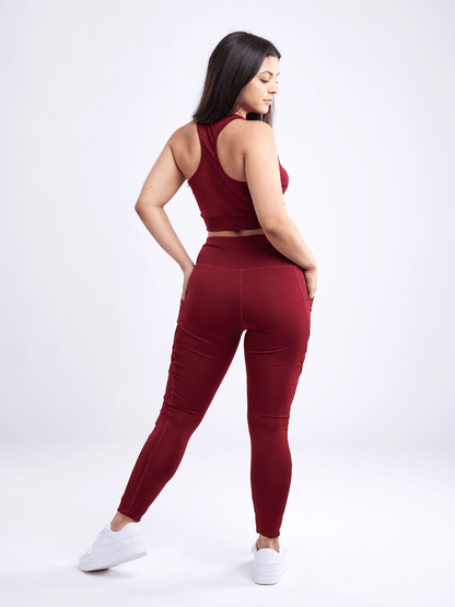 Racerback Lightweight Training Crop Tank Top