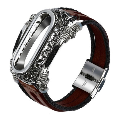 fitness bracelet Replacement Leather Wristband