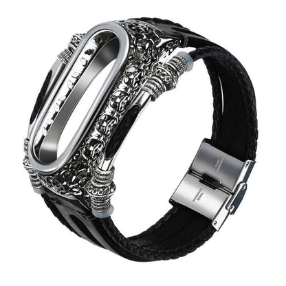 fitness bracelet Replacement Leather Wristband
