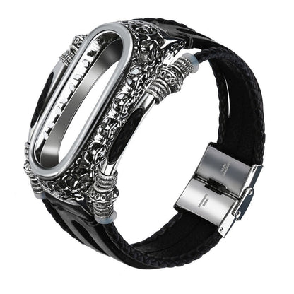 fitness bracelet Replacement Leather Wristband