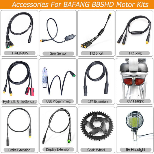 BAFANG Motor Parts Bike light Hydraulic Brake Gear Shift Sensor